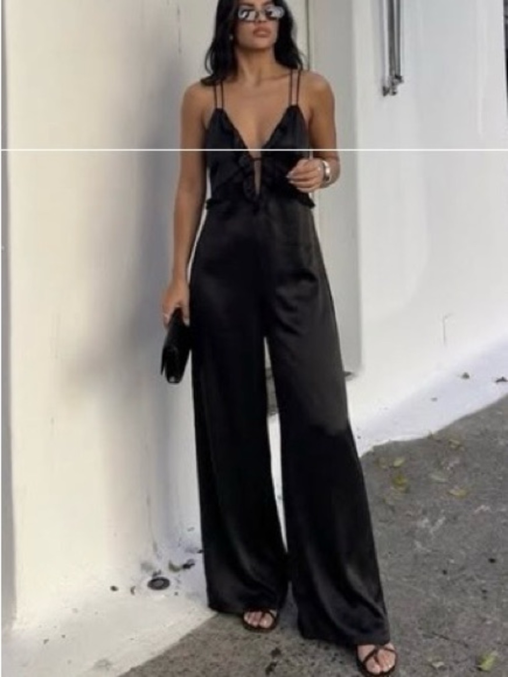 NWT Zara ruffle jumpsuit - Picture 3 of 3